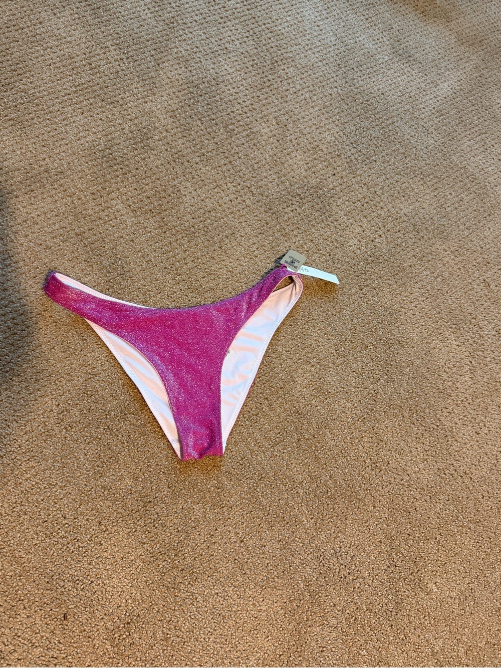 Victoria's Secret Pink Shimmery Bikini Bottom